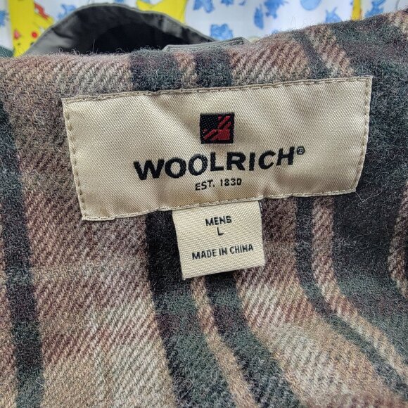 Woolrich Mens Large Gray Barn Field Jacket Full Zip Outdoors Casual Comfort - Picture 4 of 9